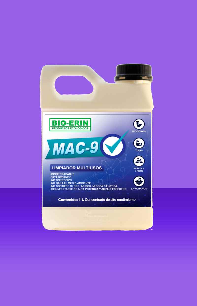 Limpiador Desinfectante sanitizante MAC-9