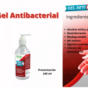 gel antibacterial 240ml